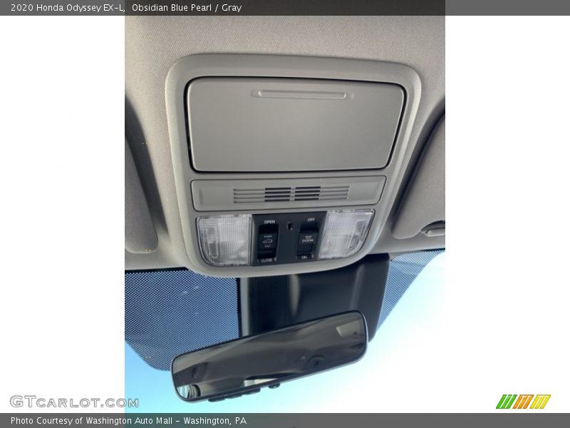 Obsidian Blue Pearl / Gray 2020 Honda Odyssey EX-L