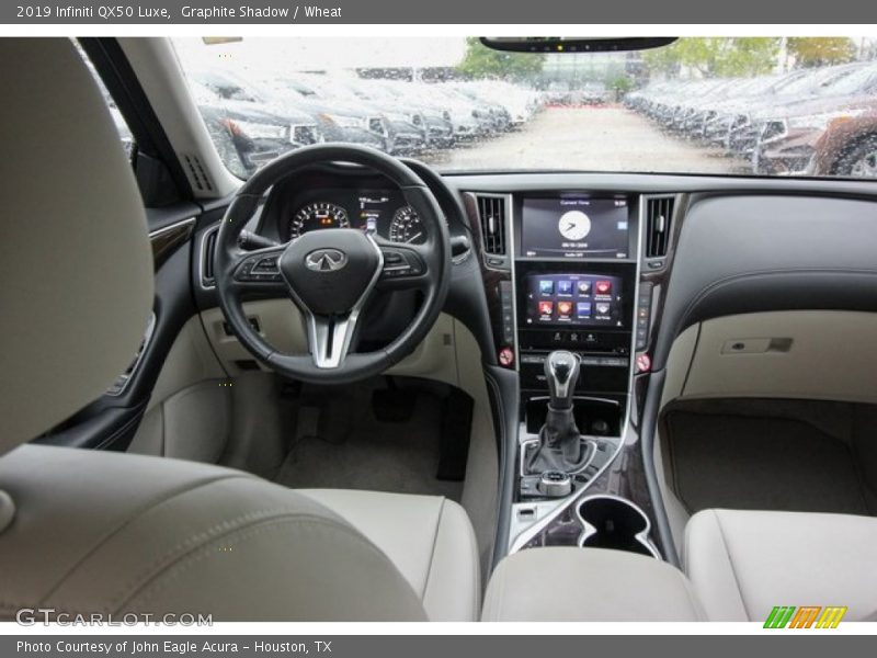 Dashboard of 2019 QX50 Luxe