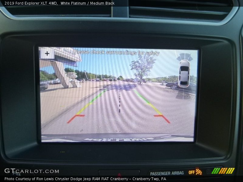White Platinum / Medium Black 2019 Ford Explorer XLT 4WD