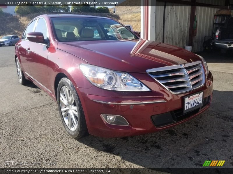 Cabernet Red Pearl / Cashmere 2011 Hyundai Genesis 4.6 Sedan