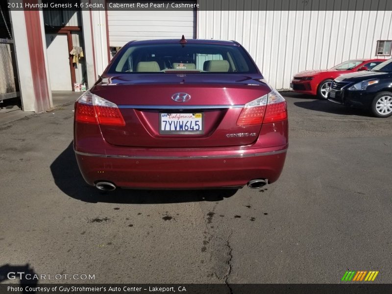 Cabernet Red Pearl / Cashmere 2011 Hyundai Genesis 4.6 Sedan