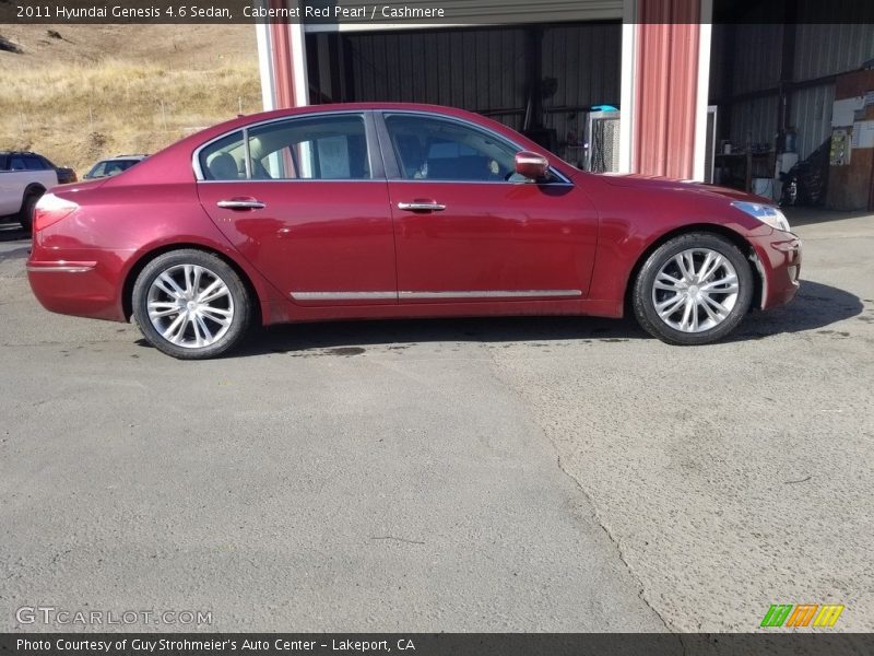 Cabernet Red Pearl / Cashmere 2011 Hyundai Genesis 4.6 Sedan