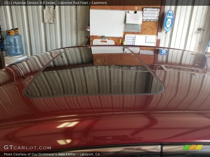 Cabernet Red Pearl / Cashmere 2011 Hyundai Genesis 4.6 Sedan