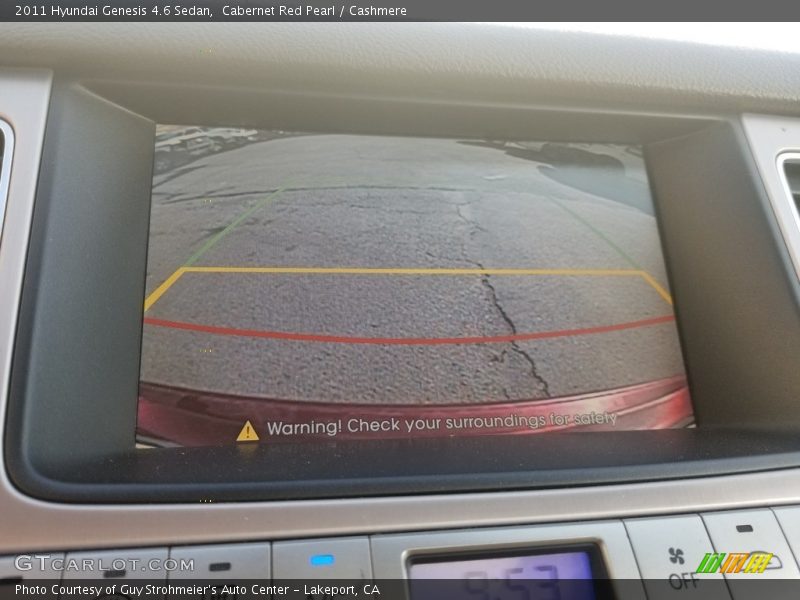 Cabernet Red Pearl / Cashmere 2011 Hyundai Genesis 4.6 Sedan