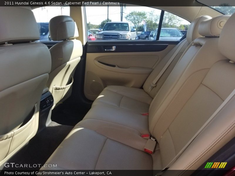 Cabernet Red Pearl / Cashmere 2011 Hyundai Genesis 4.6 Sedan