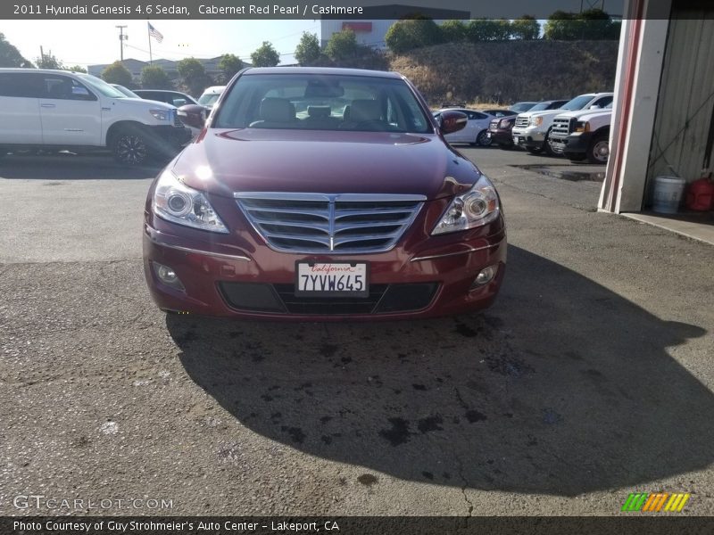 Cabernet Red Pearl / Cashmere 2011 Hyundai Genesis 4.6 Sedan