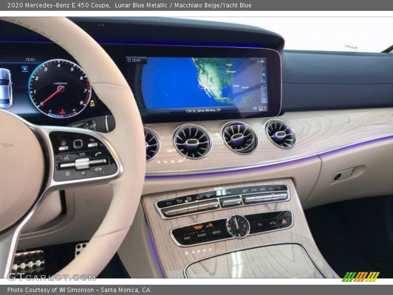 Dashboard of 2020 E 450 Coupe