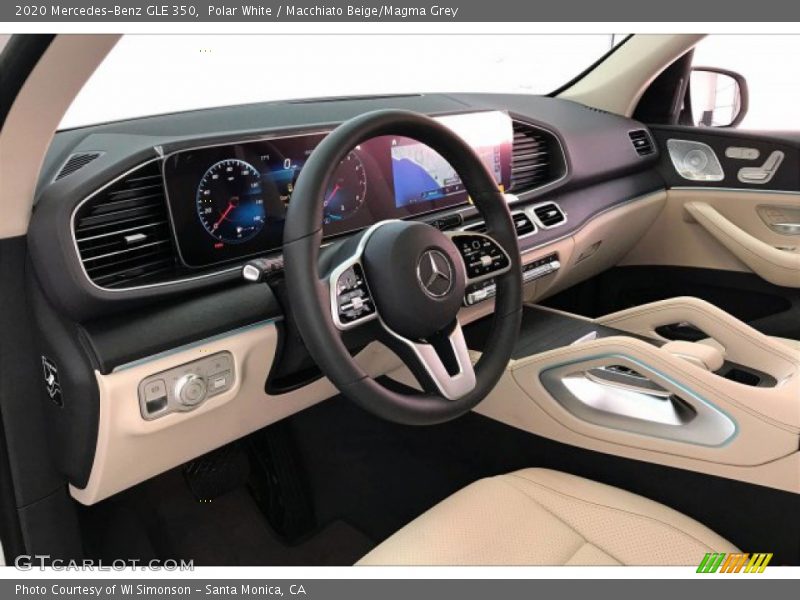 Polar White / Macchiato Beige/Magma Grey 2020 Mercedes-Benz GLE 350