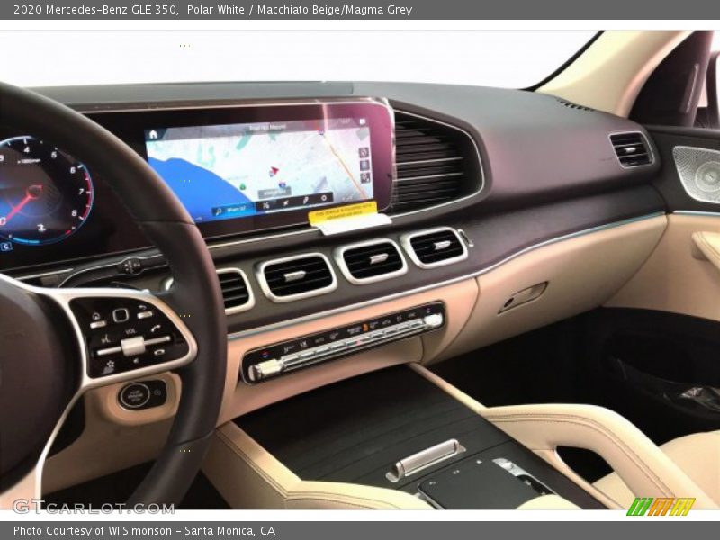 Polar White / Macchiato Beige/Magma Grey 2020 Mercedes-Benz GLE 350