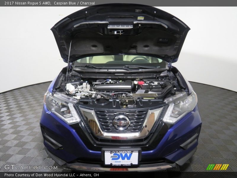 Caspian Blue / Charcoal 2017 Nissan Rogue S AWD