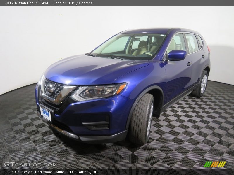 Caspian Blue / Charcoal 2017 Nissan Rogue S AWD