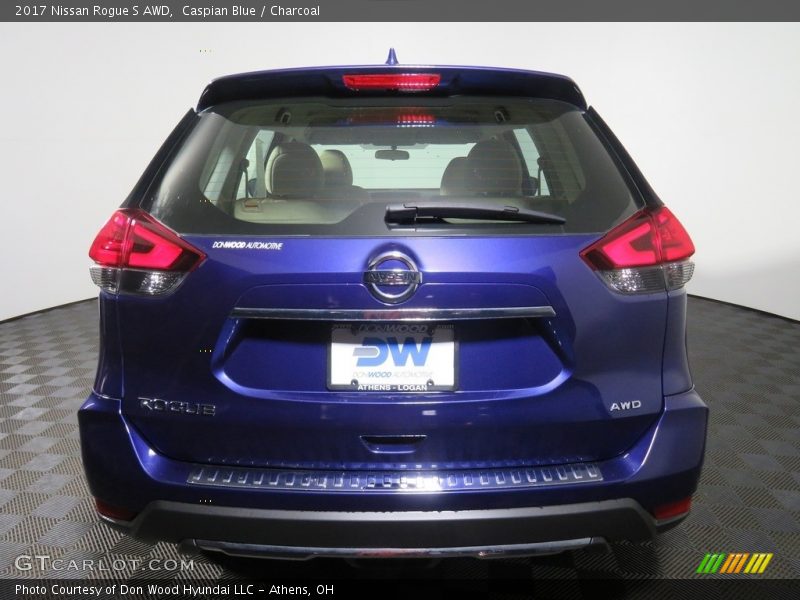 Caspian Blue / Charcoal 2017 Nissan Rogue S AWD