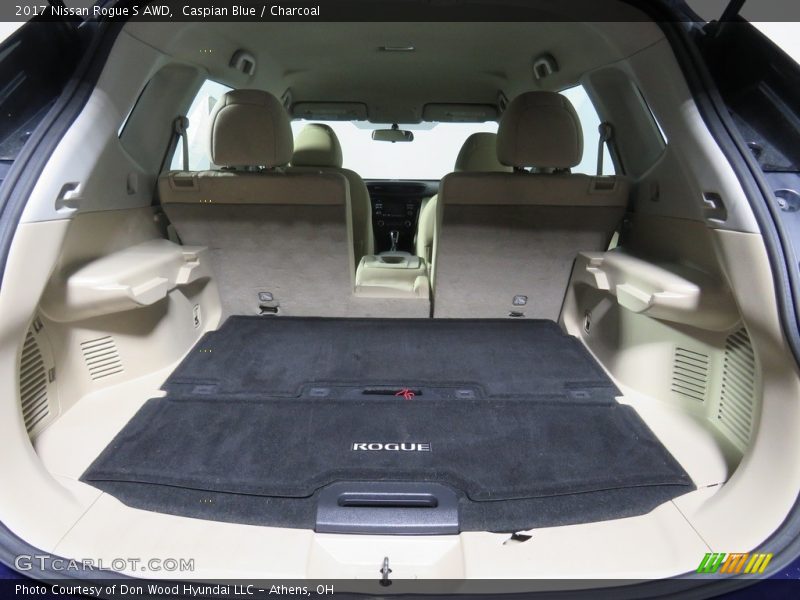 Caspian Blue / Charcoal 2017 Nissan Rogue S AWD