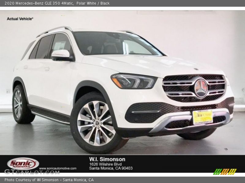 Polar White / Black 2020 Mercedes-Benz GLE 350 4Matic