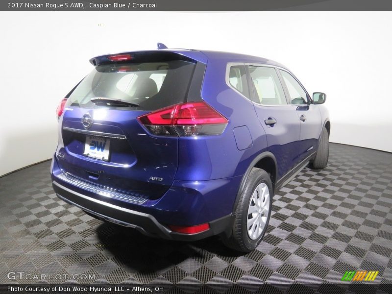 Caspian Blue / Charcoal 2017 Nissan Rogue S AWD