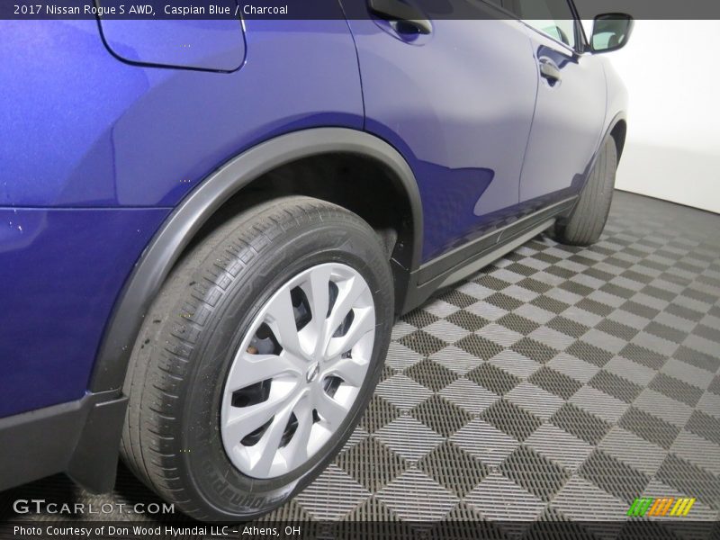 Caspian Blue / Charcoal 2017 Nissan Rogue S AWD