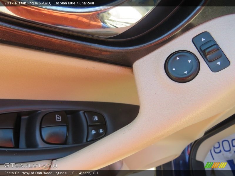 Caspian Blue / Charcoal 2017 Nissan Rogue S AWD