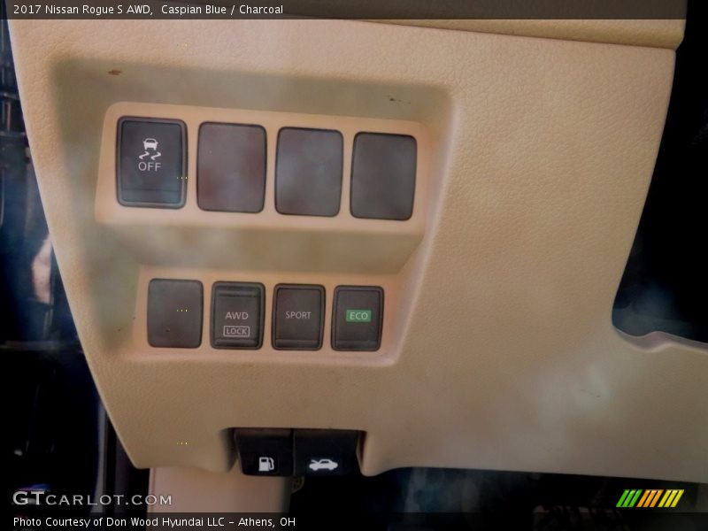 Caspian Blue / Charcoal 2017 Nissan Rogue S AWD