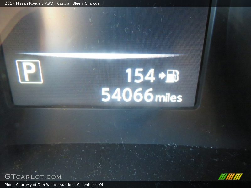 Caspian Blue / Charcoal 2017 Nissan Rogue S AWD