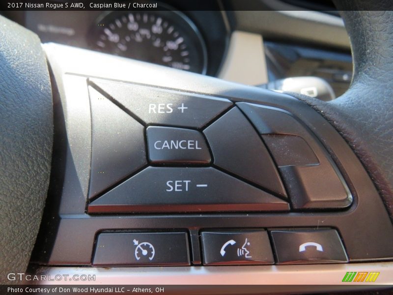 Caspian Blue / Charcoal 2017 Nissan Rogue S AWD