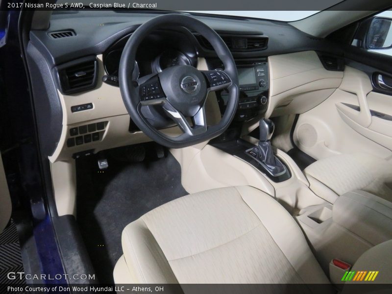 Caspian Blue / Charcoal 2017 Nissan Rogue S AWD