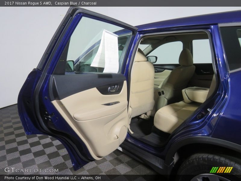 Caspian Blue / Charcoal 2017 Nissan Rogue S AWD