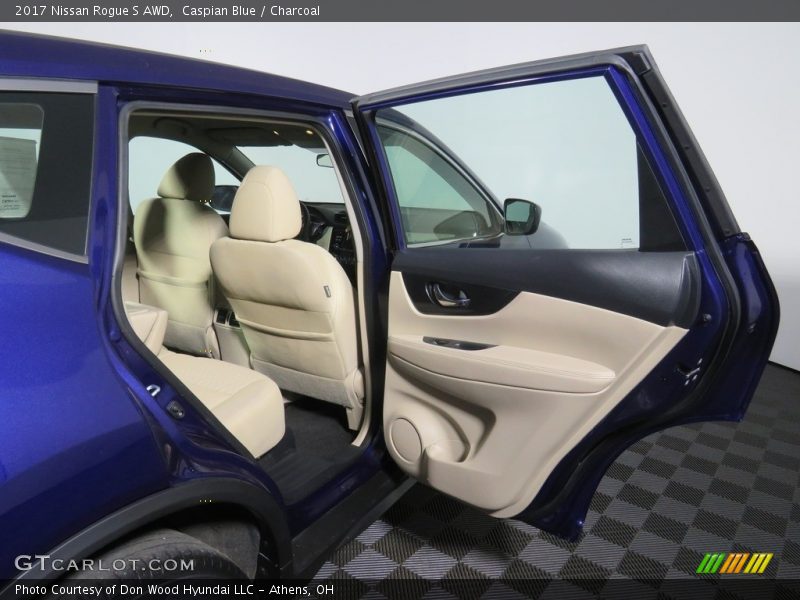 Caspian Blue / Charcoal 2017 Nissan Rogue S AWD