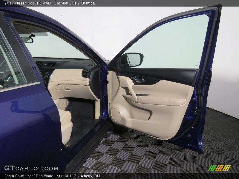 Caspian Blue / Charcoal 2017 Nissan Rogue S AWD