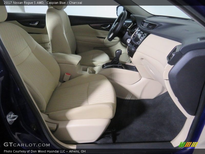 Caspian Blue / Charcoal 2017 Nissan Rogue S AWD