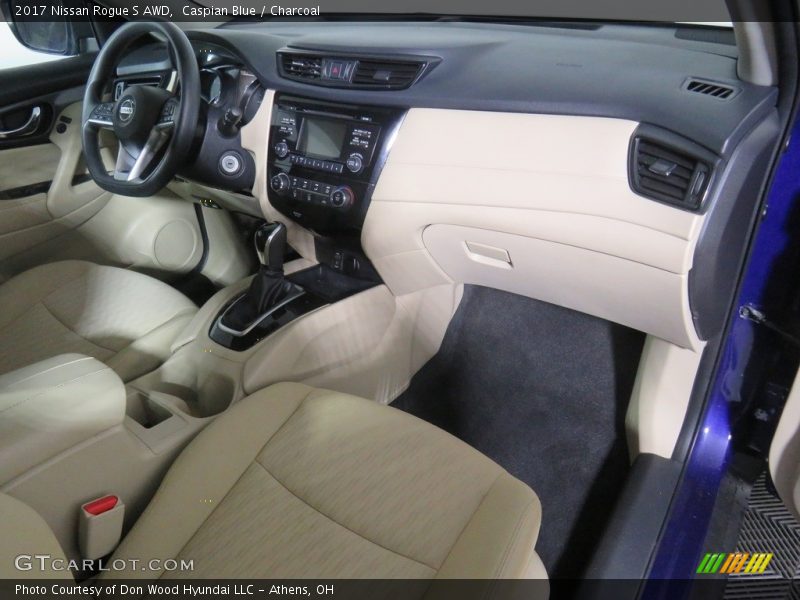 Caspian Blue / Charcoal 2017 Nissan Rogue S AWD