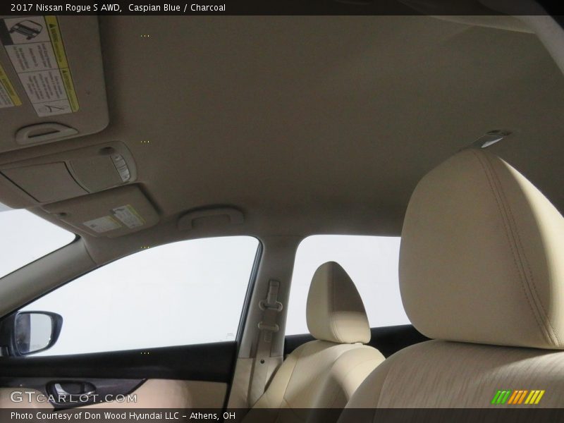 Caspian Blue / Charcoal 2017 Nissan Rogue S AWD