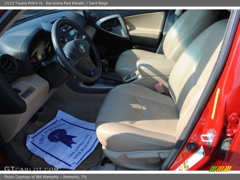 Barcelona Red Metallic / Sand Beige 2010 Toyota RAV4 I4