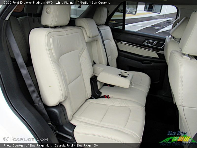 White Platinum / Medium Soft Ceramic 2019 Ford Explorer Platinum 4WD