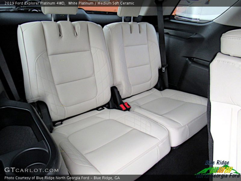 White Platinum / Medium Soft Ceramic 2019 Ford Explorer Platinum 4WD