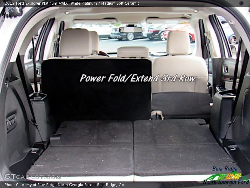 White Platinum / Medium Soft Ceramic 2019 Ford Explorer Platinum 4WD