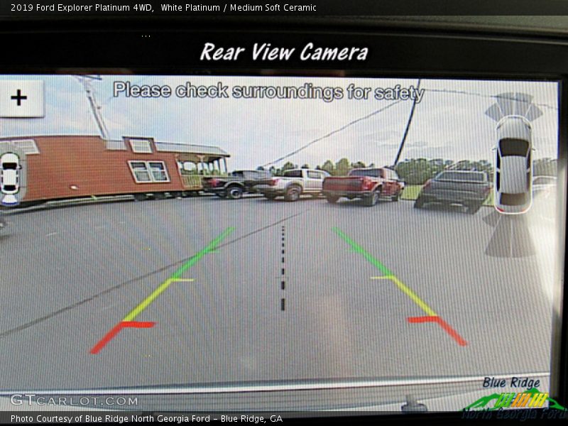 White Platinum / Medium Soft Ceramic 2019 Ford Explorer Platinum 4WD