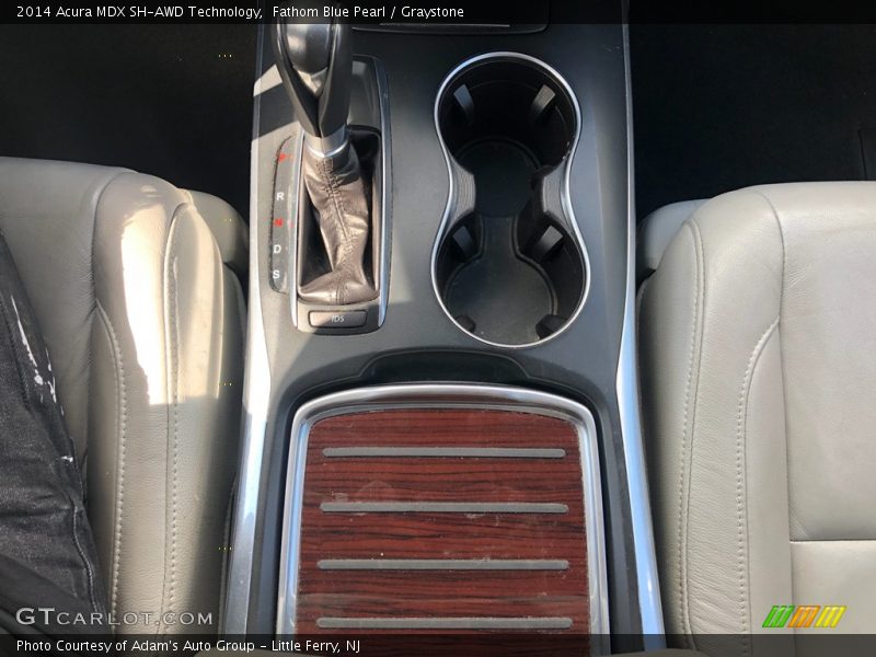 Fathom Blue Pearl / Graystone 2014 Acura MDX SH-AWD Technology