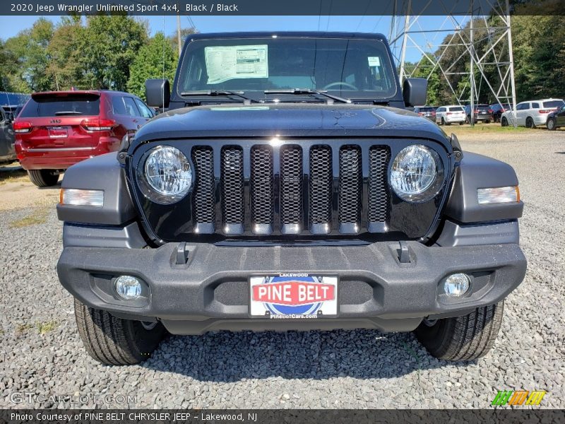 Black / Black 2020 Jeep Wrangler Unlimited Sport 4x4