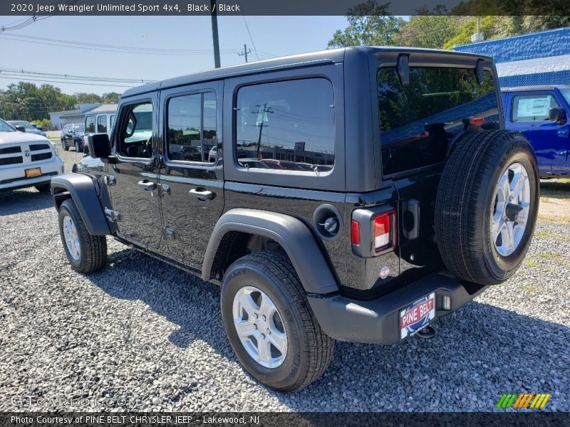 Black / Black 2020 Jeep Wrangler Unlimited Sport 4x4