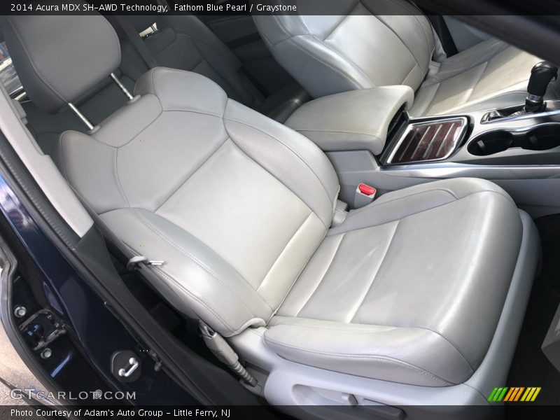 Fathom Blue Pearl / Graystone 2014 Acura MDX SH-AWD Technology