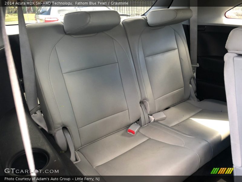 Fathom Blue Pearl / Graystone 2014 Acura MDX SH-AWD Technology