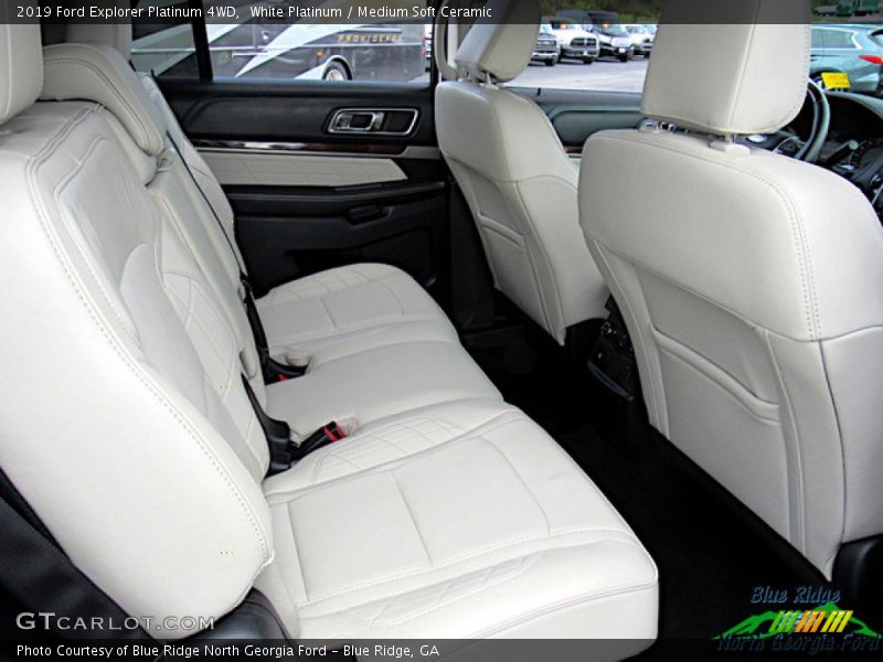 White Platinum / Medium Soft Ceramic 2019 Ford Explorer Platinum 4WD