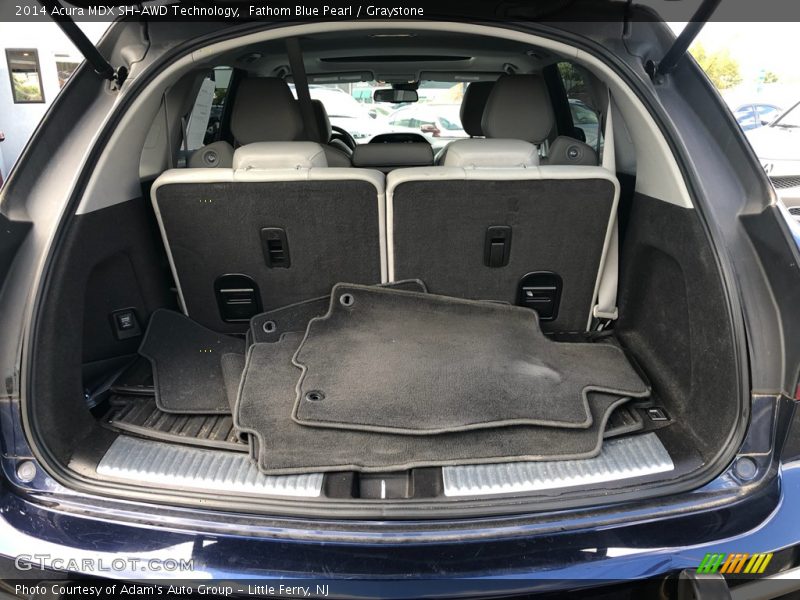 Fathom Blue Pearl / Graystone 2014 Acura MDX SH-AWD Technology