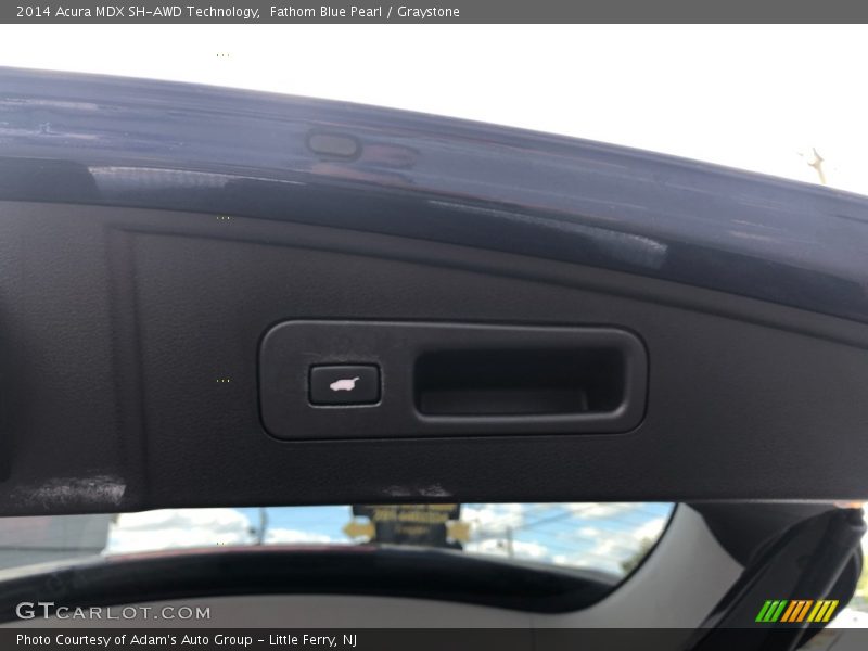 Fathom Blue Pearl / Graystone 2014 Acura MDX SH-AWD Technology