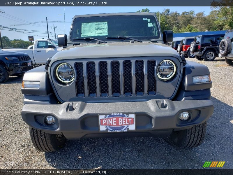 Sting-Gray / Black 2020 Jeep Wrangler Unlimited Sport 4x4