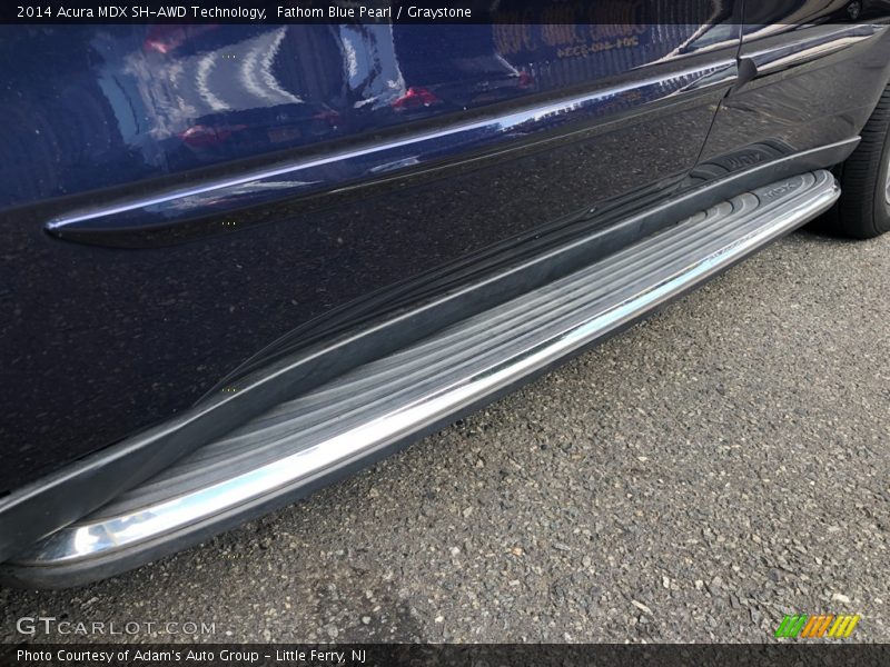Fathom Blue Pearl / Graystone 2014 Acura MDX SH-AWD Technology