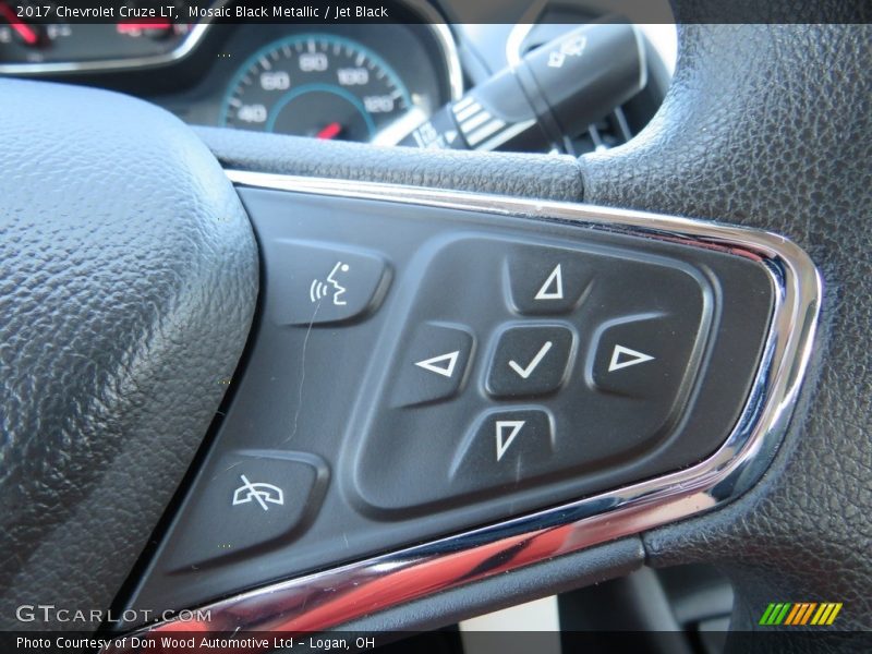 Mosaic Black Metallic / Jet Black 2017 Chevrolet Cruze LT