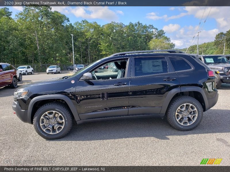  2020 Cherokee Trailhawk 4x4 Diamond Black Crystal Pearl