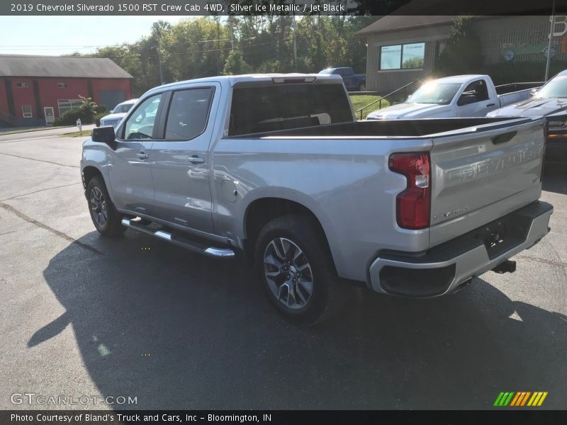 Silver Ice Metallic / Jet Black 2019 Chevrolet Silverado 1500 RST Crew Cab 4WD