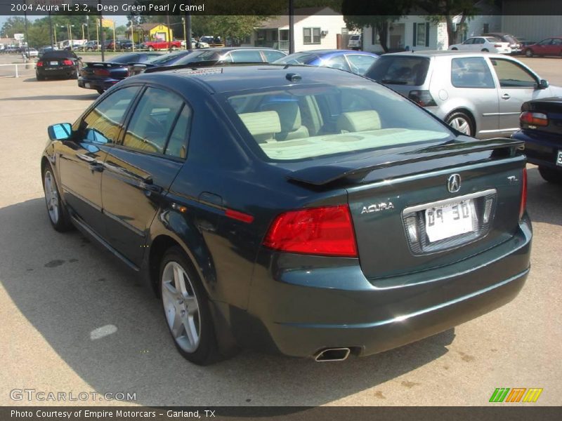 Deep Green Pearl / Camel 2004 Acura TL 3.2